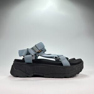 Teva Jadito Universal Sandals Light Blue Gray Platform 1117070 Women's Size 8